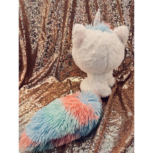Ploosh WowWee Plush Unicorn With Shimmer Eyes Stuffed Animal 11" P11 - Picture 2 of 5